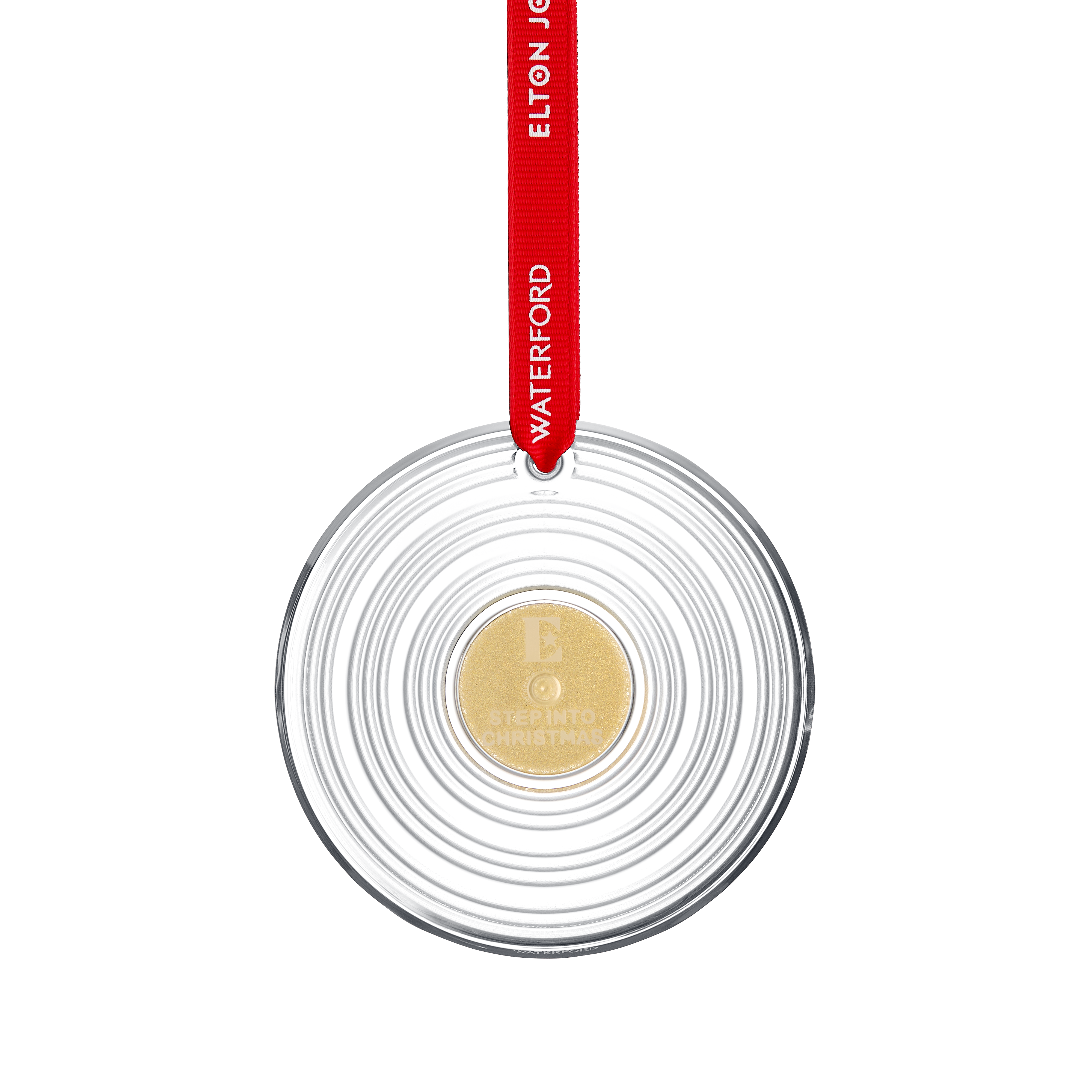 Elton John - Waterford x Elton Step into Christmas Vinyl Ornament