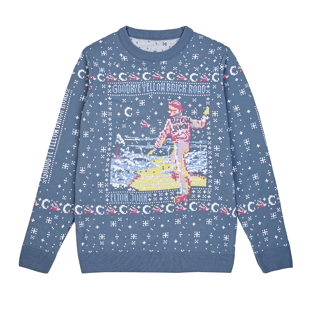 Elton John - Goodbye Yellow Brick Road Holiday Sweater