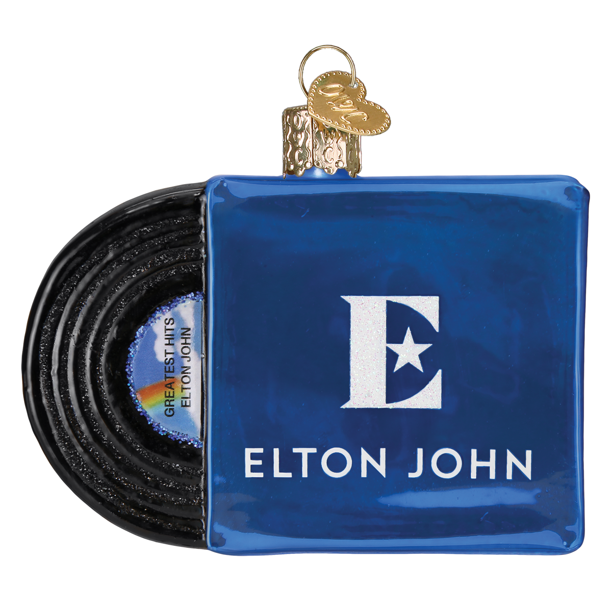 Elton John - Elton John Greatest Hits Album Cover Ornament