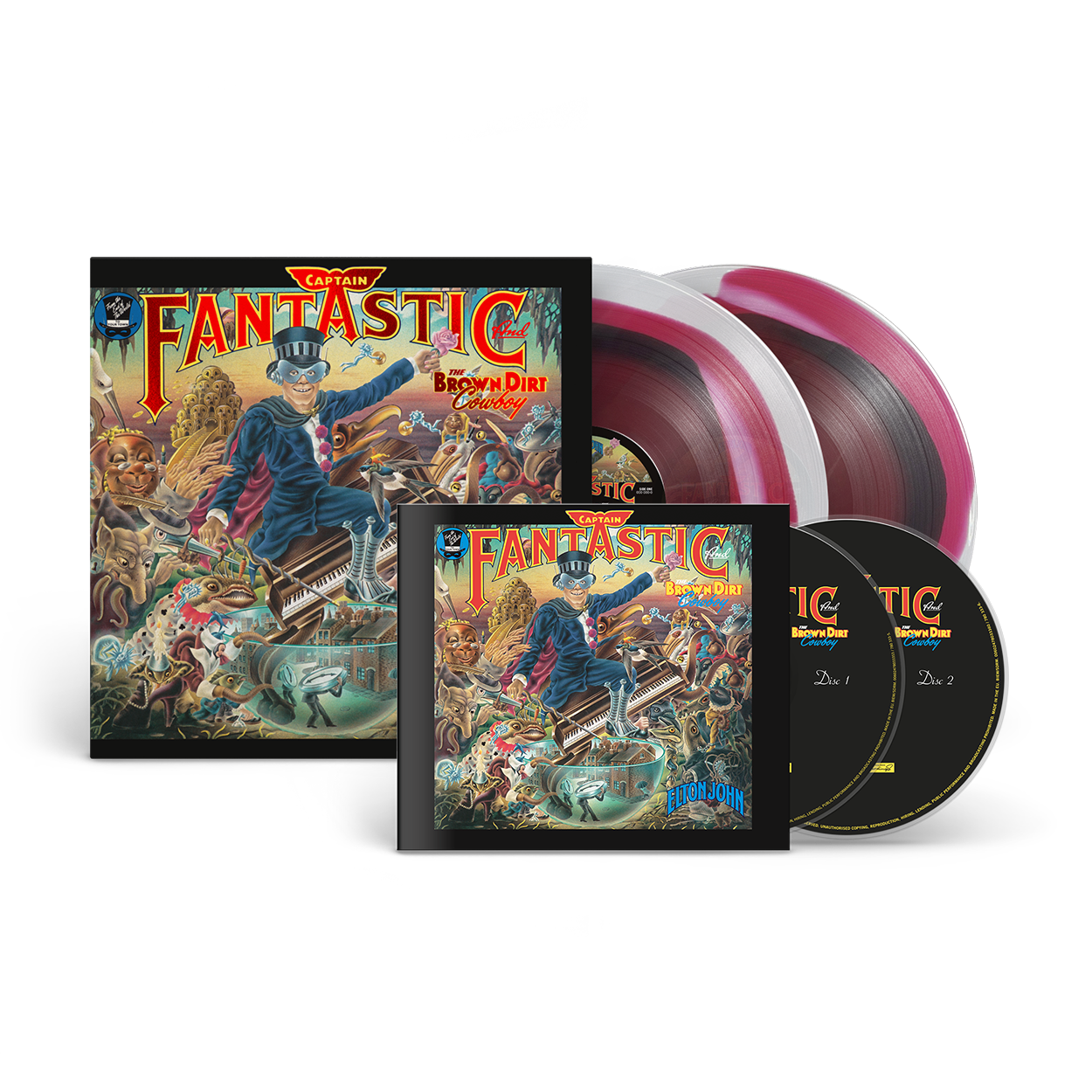 Captain Fantastic (50th Anniversary Edition): Vinyl 2LP & 2CD Bundle