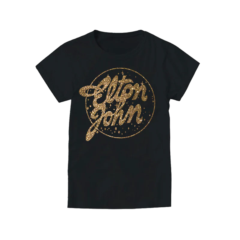 Elton John - Elton John Women's Glitter T-Shirt
