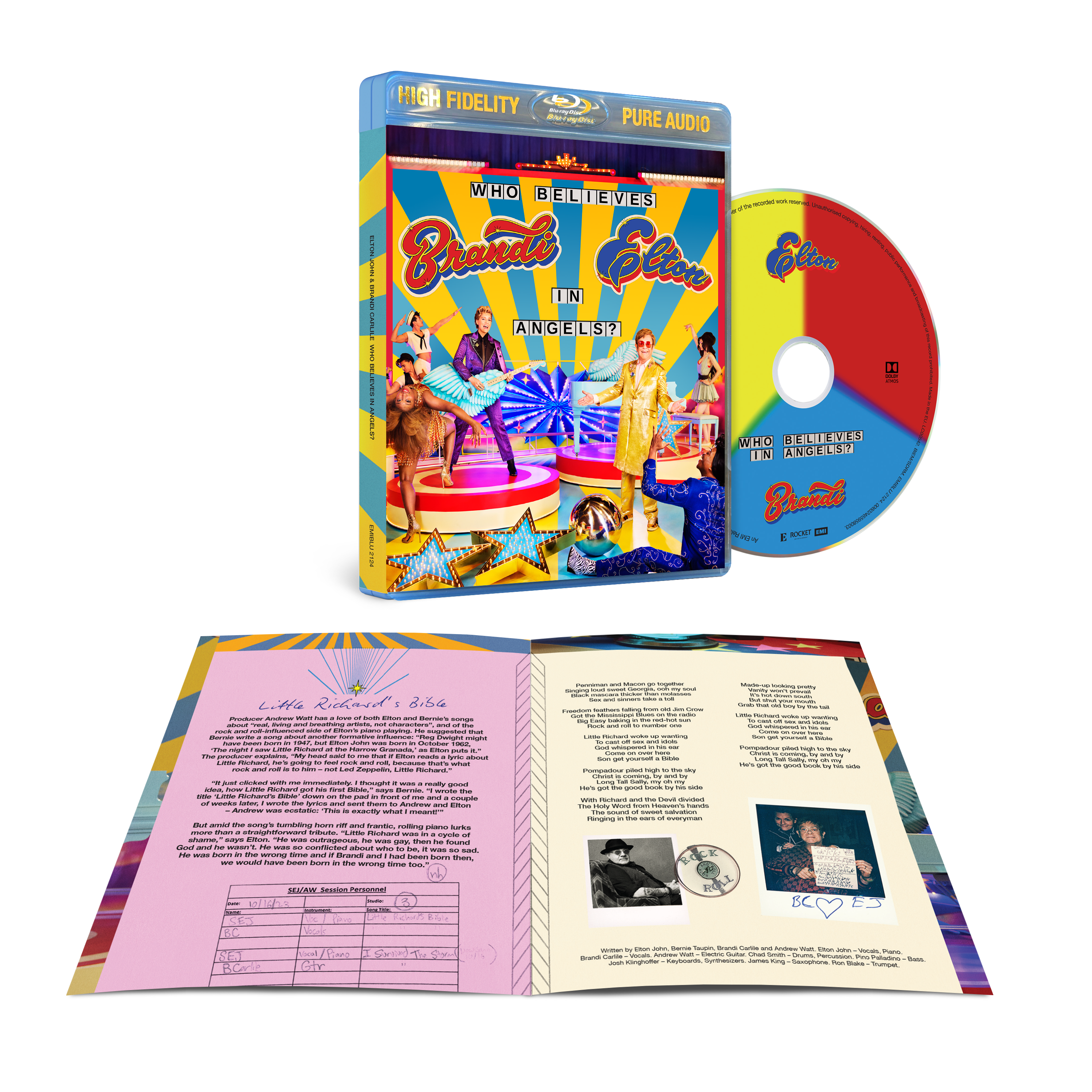 Elton John - Who Believes In Angels? Limited Edition Exclusive Atmos Blu-Ray Disc