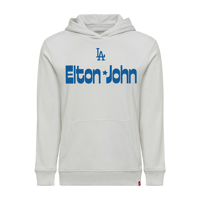 Elton John - Elton John x Sportiqe Grey Dodgers Hoodie