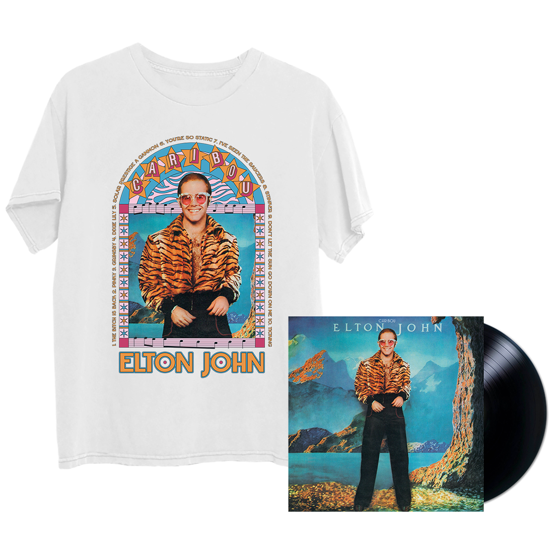 Caribou T-Shirt + Vinyl bundle