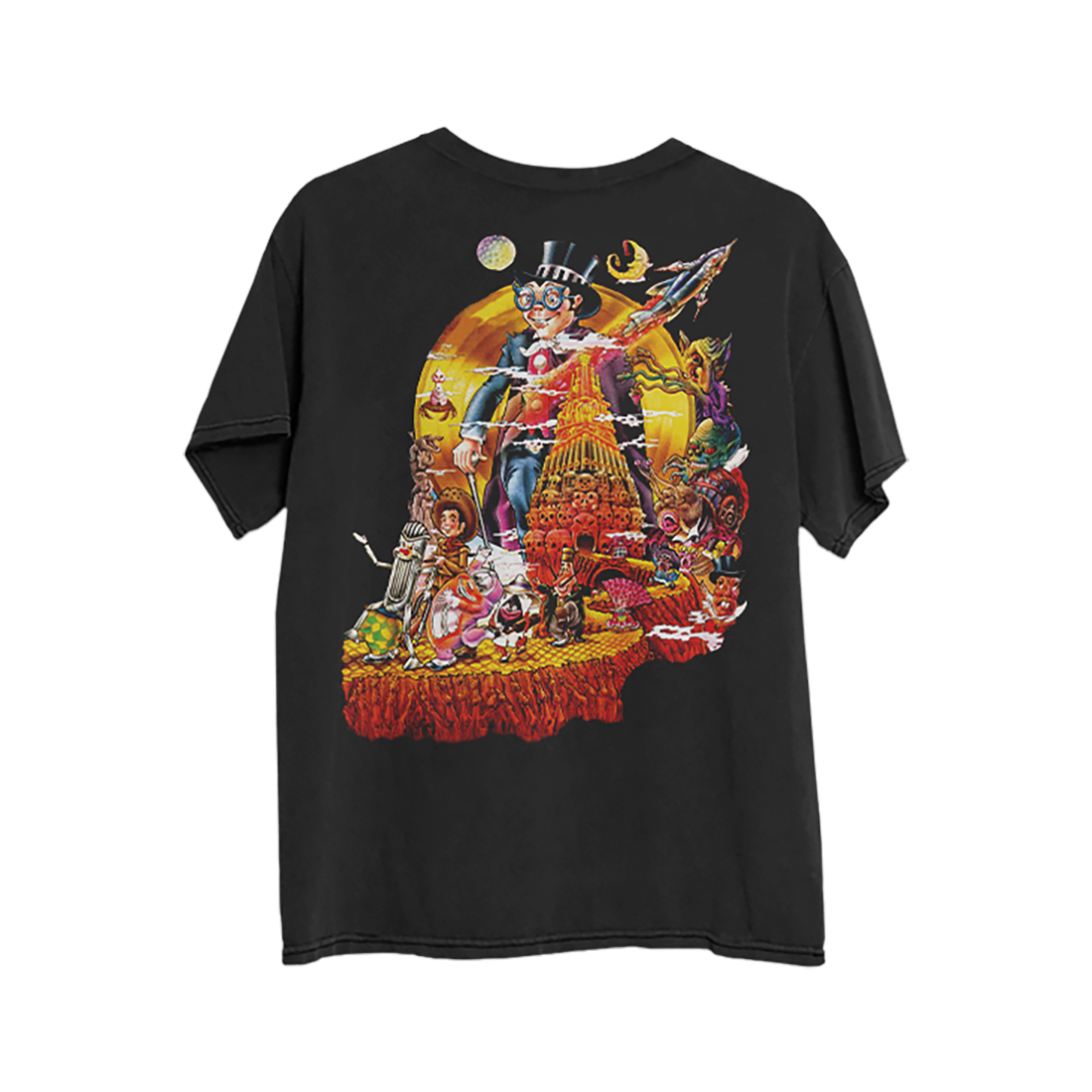 Elton John - Captain Fantastic Black T-Shirt