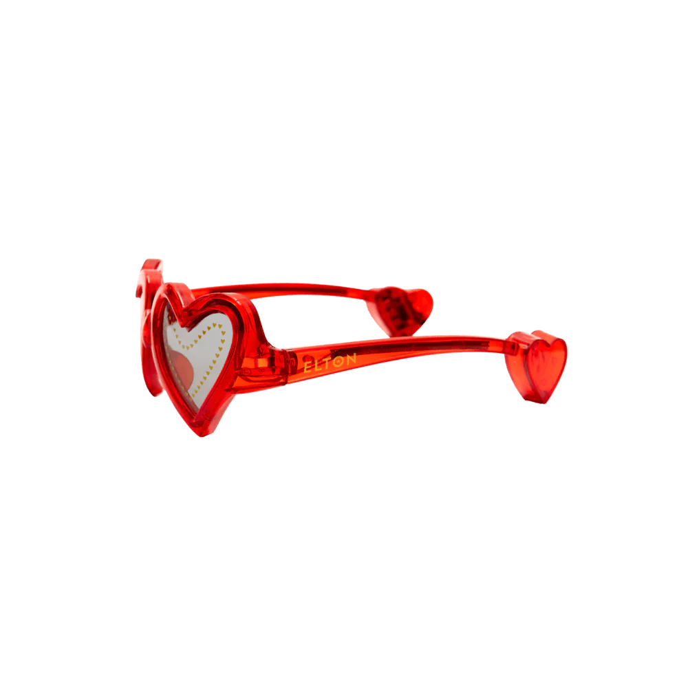 Elton John - Official Elton John Red Heart Light Up Glasses