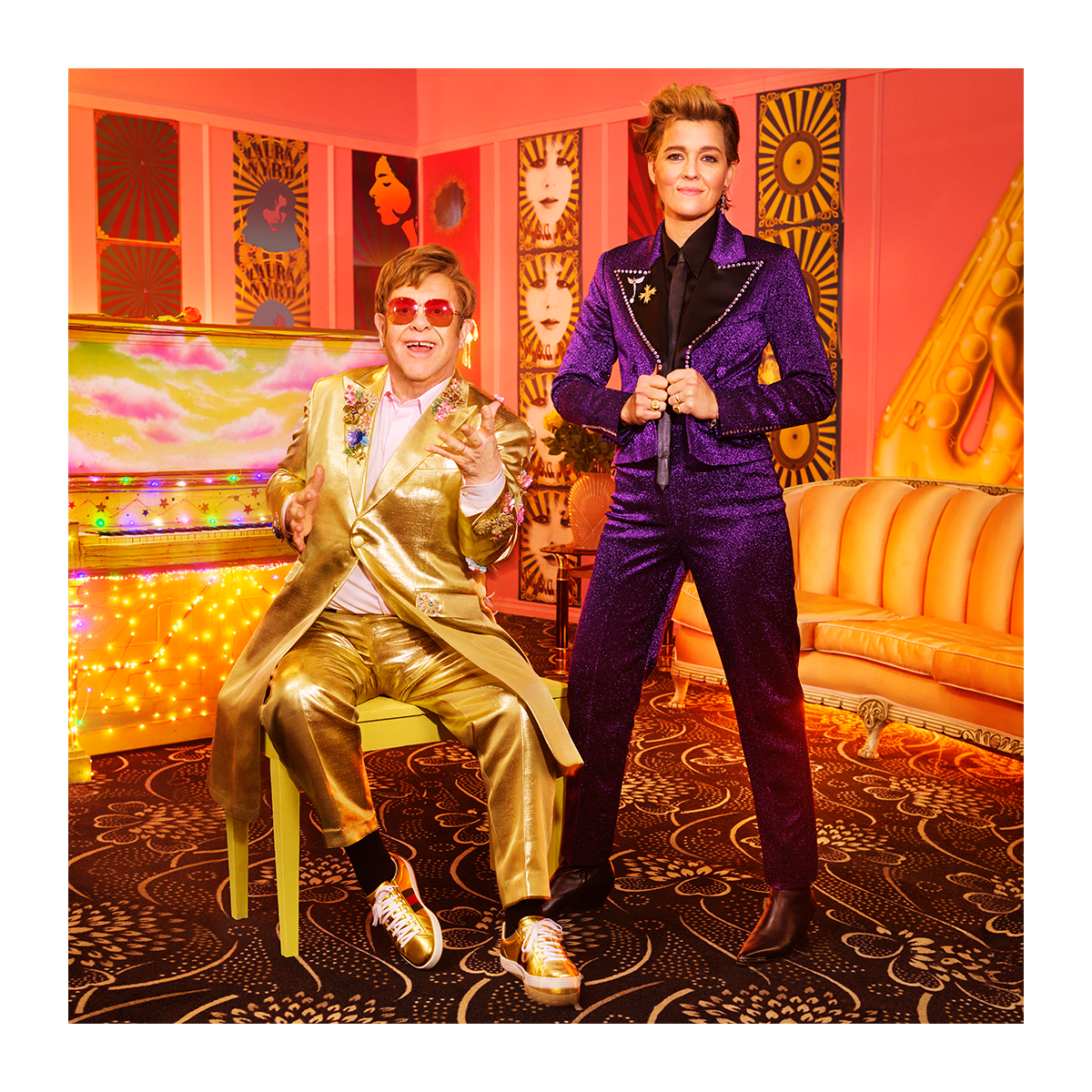 Elton John - Who Believes In Angels? Unsigned Art Card