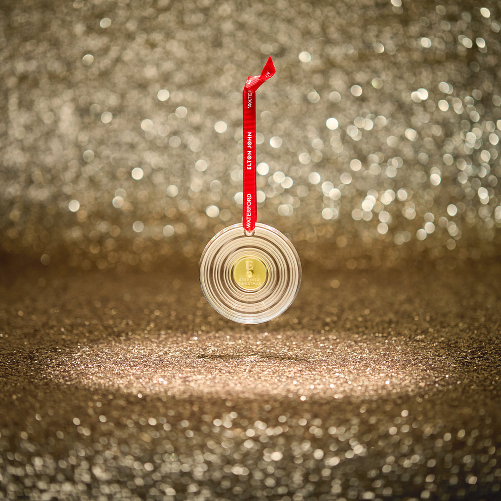 Elton John - Waterford x Elton Step into Christmas Vinyl Ornament