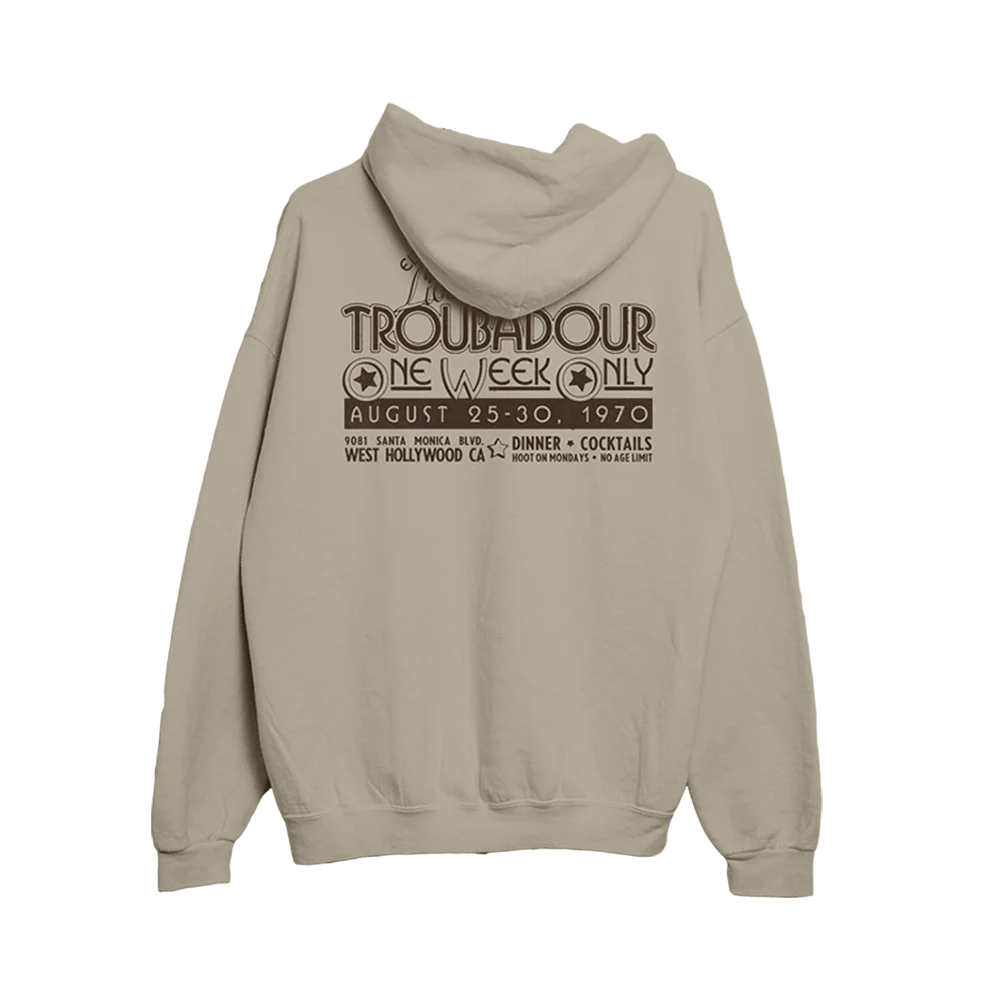 Elton John - Elton Troubadour Live Event Flier Hoodie