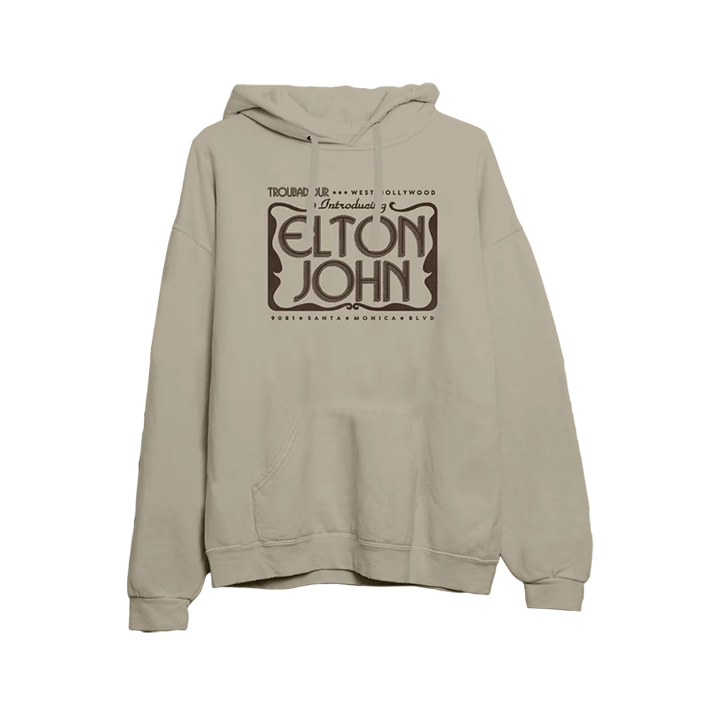 Elton John - Elton Troubadour Live Event Flier Hoodie