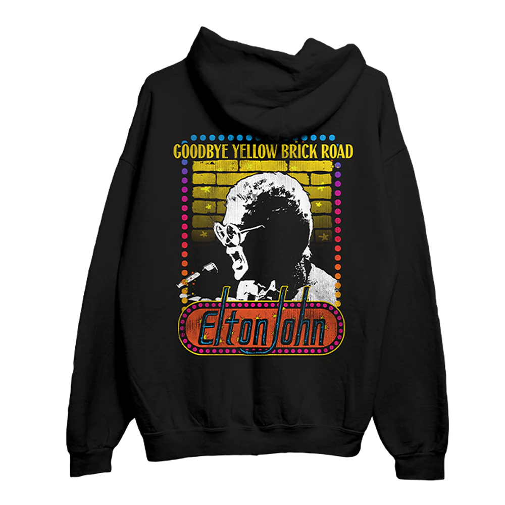 Elton John - GYBR Marquee Photo Hoodie