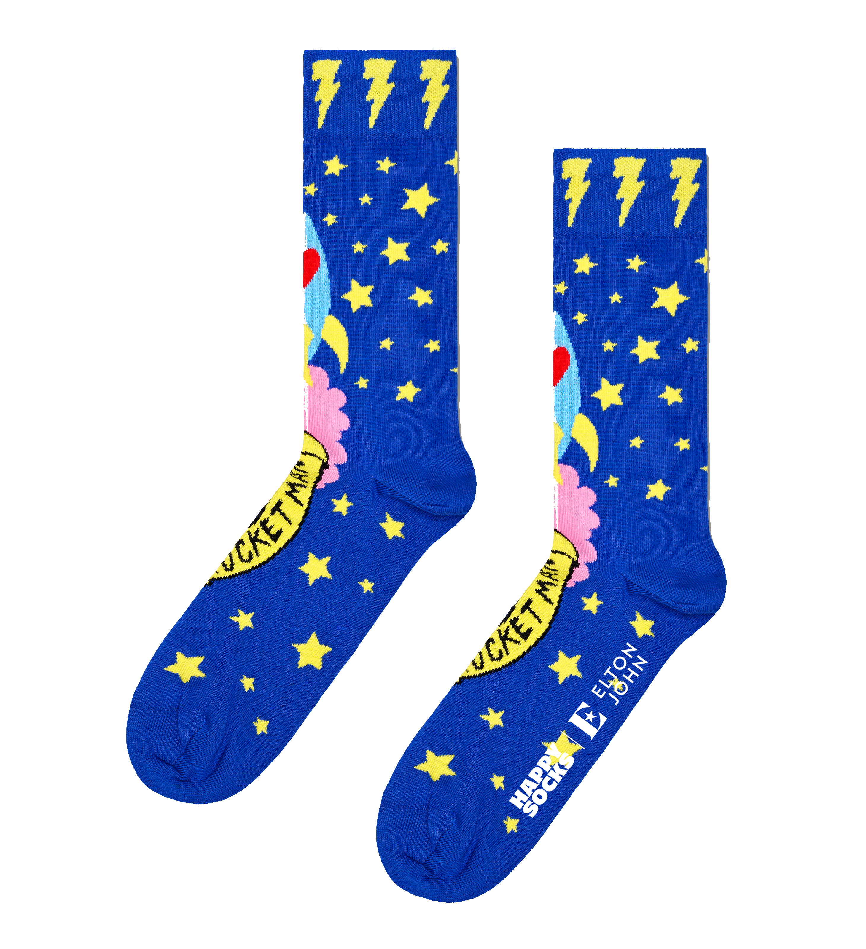 Elton John - Elton John x Happy Socks Rocket Man Socks
