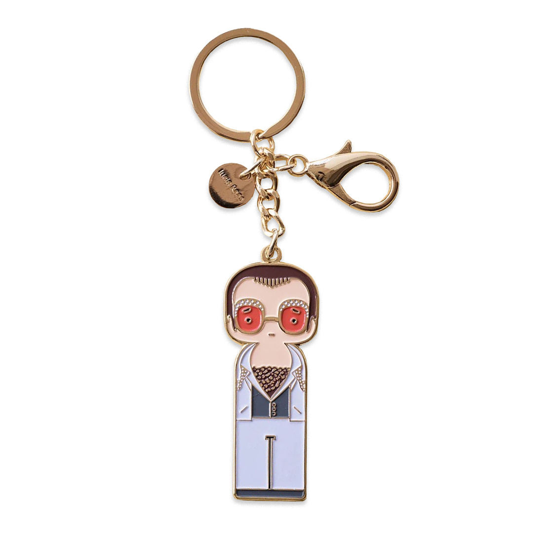 Elton John - Elton John x Lucie Kaas - Elton In White Keychain