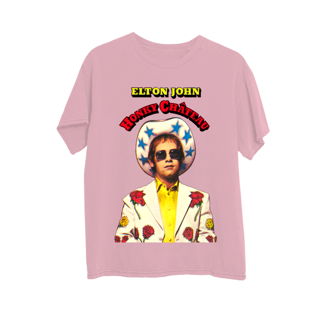 Elton John - Honky Château Pink T-Shirt