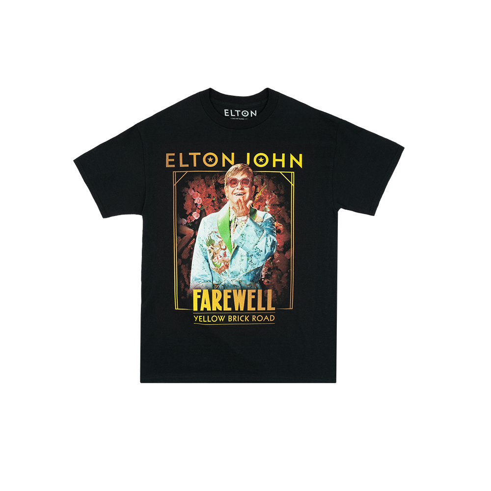 Elton John 'Rocketman Montage' (Nero) T-Shirt - NUOVO E UFFICIALE Elton John 'Rocketman Montage' (Nero) T-Shirt - NUOVO E UFFICIALE