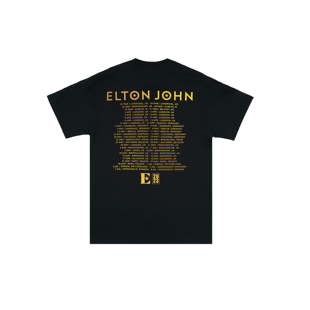 Elton John - Flower Portrait EU/UK 2023 T-Shirt