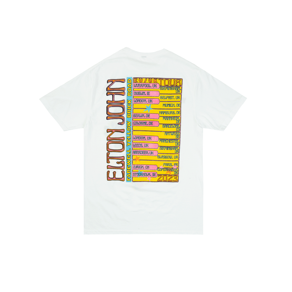 Elton John - Piano Key EU/UK 2023 T-Shirt