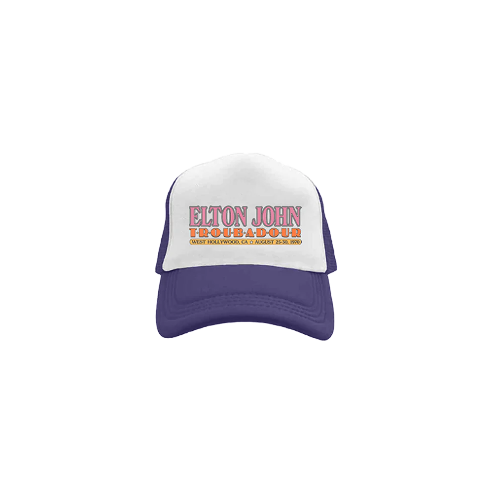 Troubadour Piano Keys Trucker Hat Elton John troubadour-piano-keys-trucker-hat-elton-john