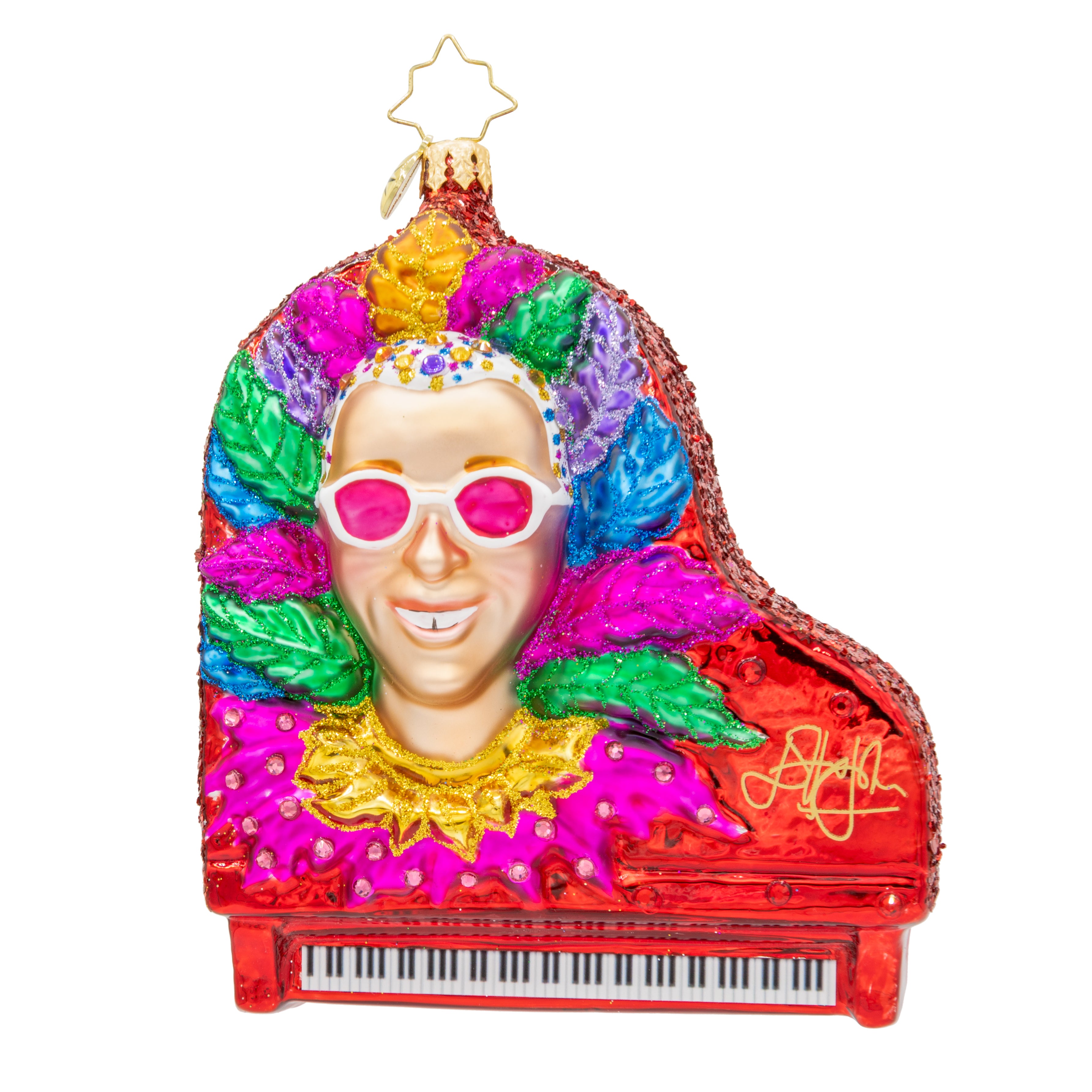 Elton John - Elton's Red Piano Ornament