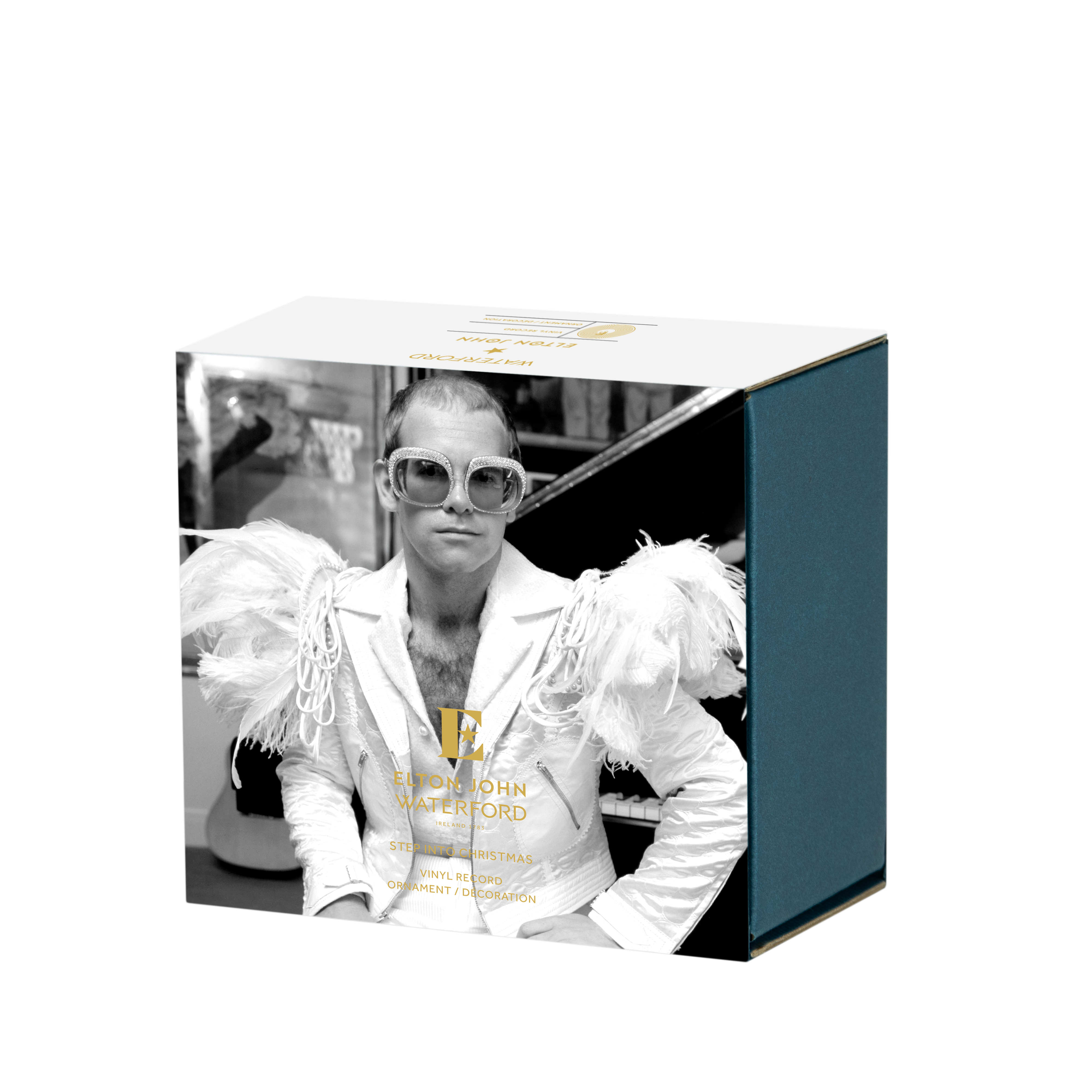 Elton John - Waterford x Elton Step into Christmas Vinyl Ornament
