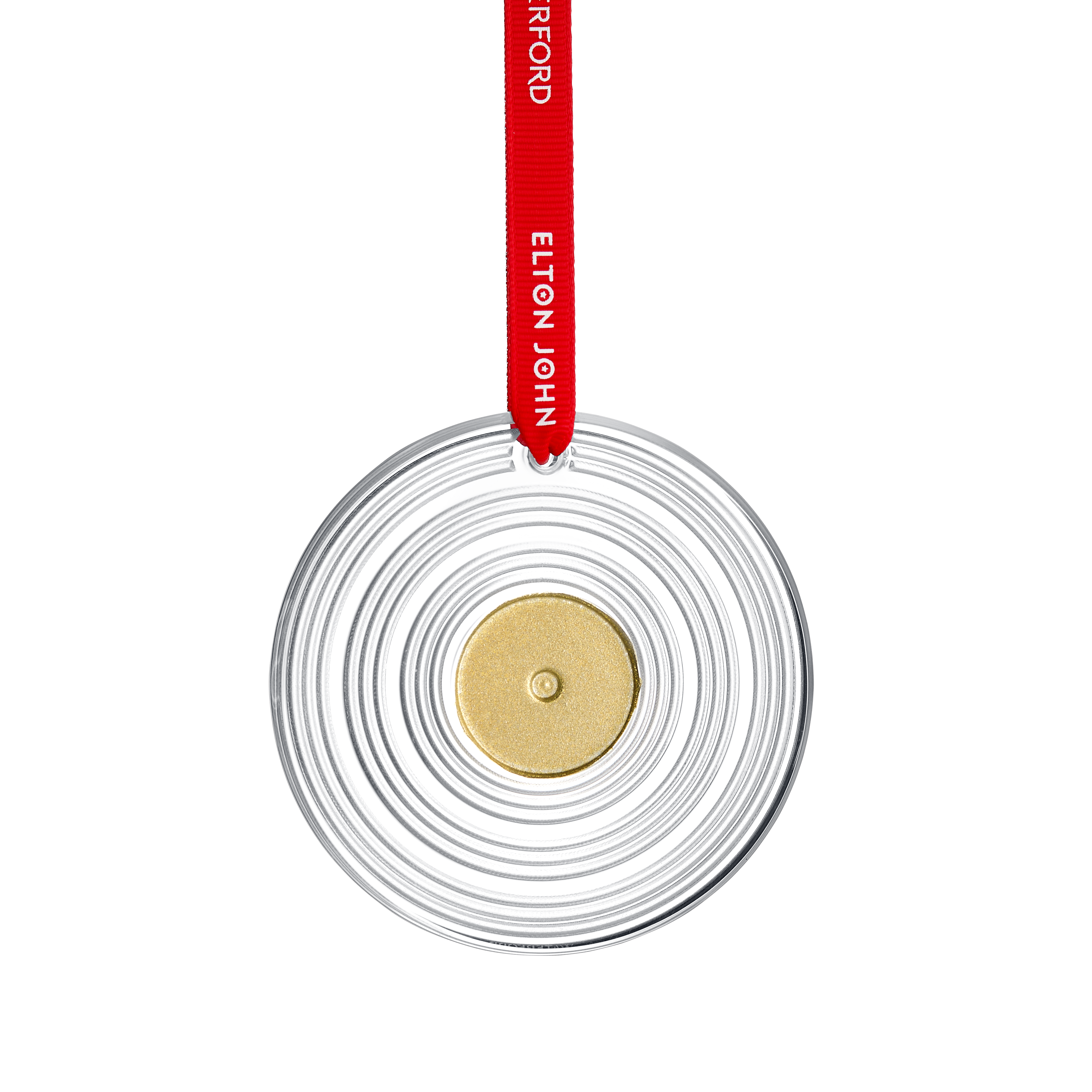 Elton John - Waterford x Elton Step into Christmas Vinyl Ornament