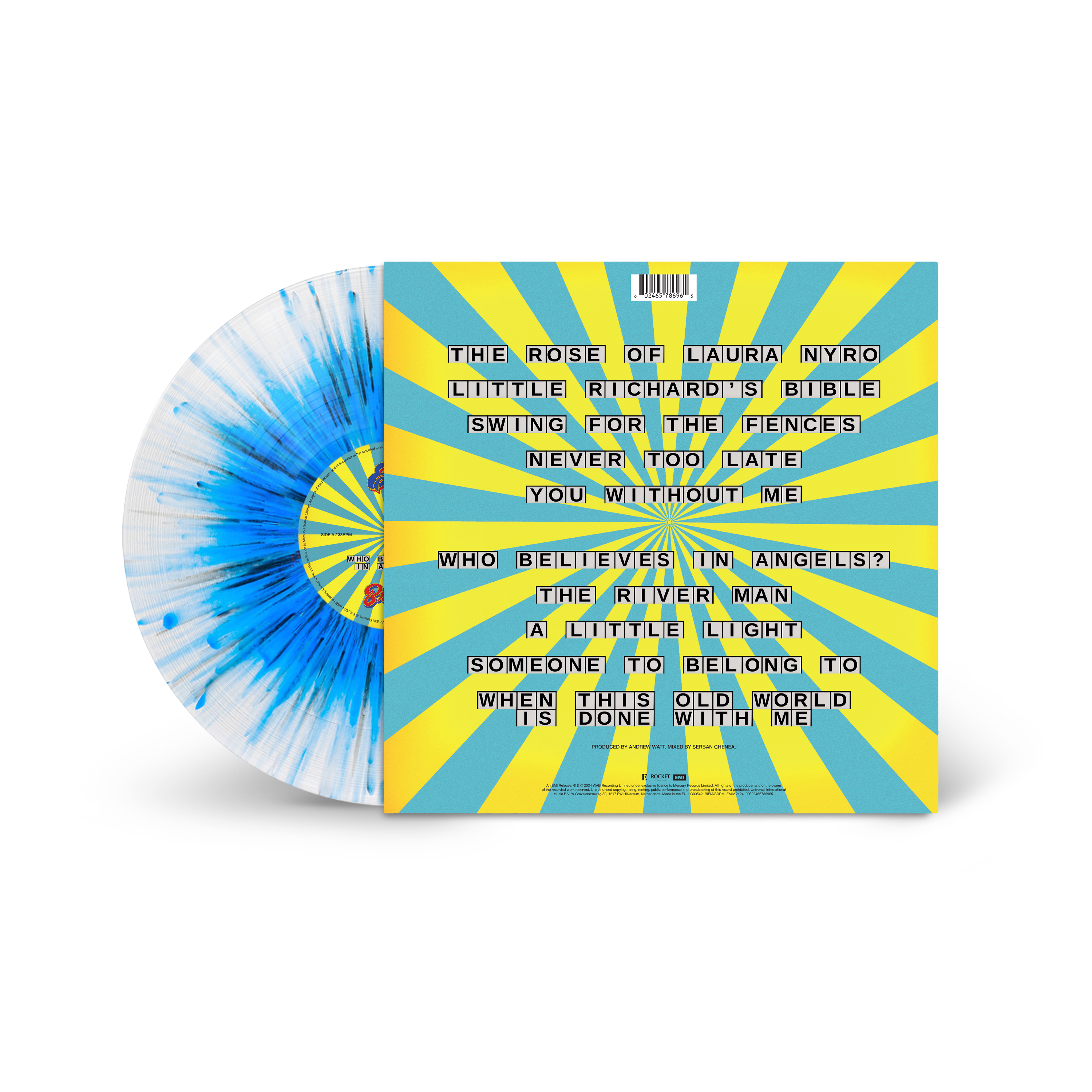 Elton John - Who Believes In Angels? Spotify Fans First Limited Edition Blue Splatter Vinyl