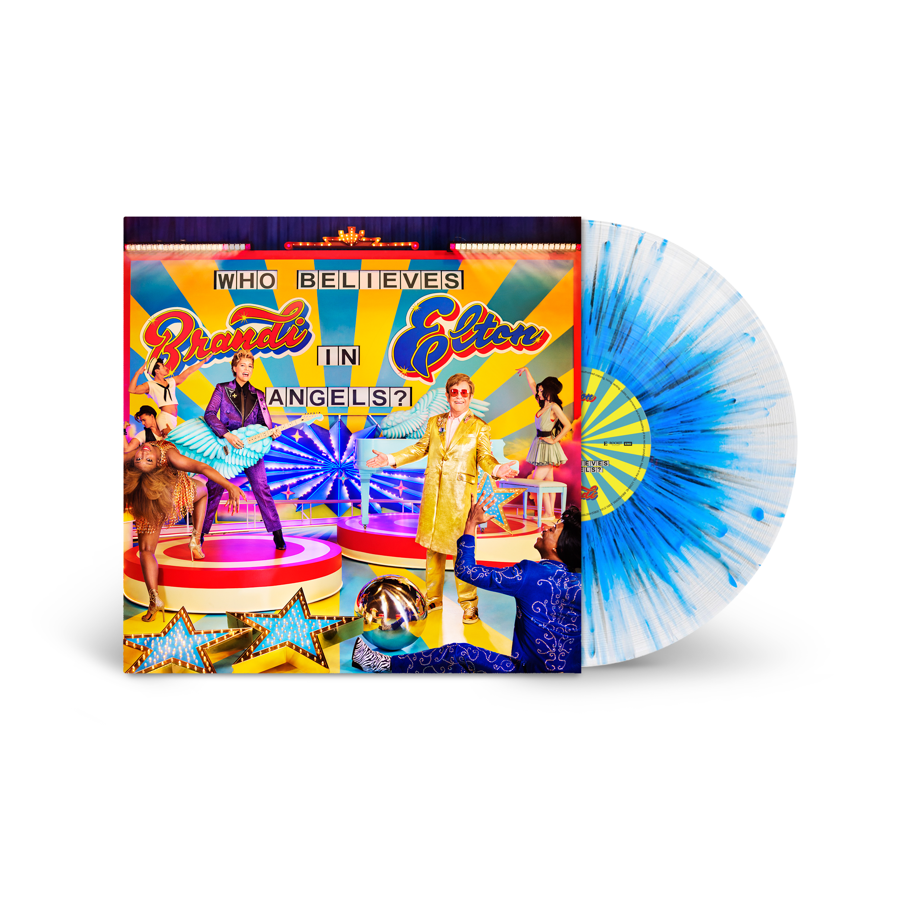 Elton John - Who Believes In Angels? Spotify Fans First Limited Edition Blue Splatter Vinyl