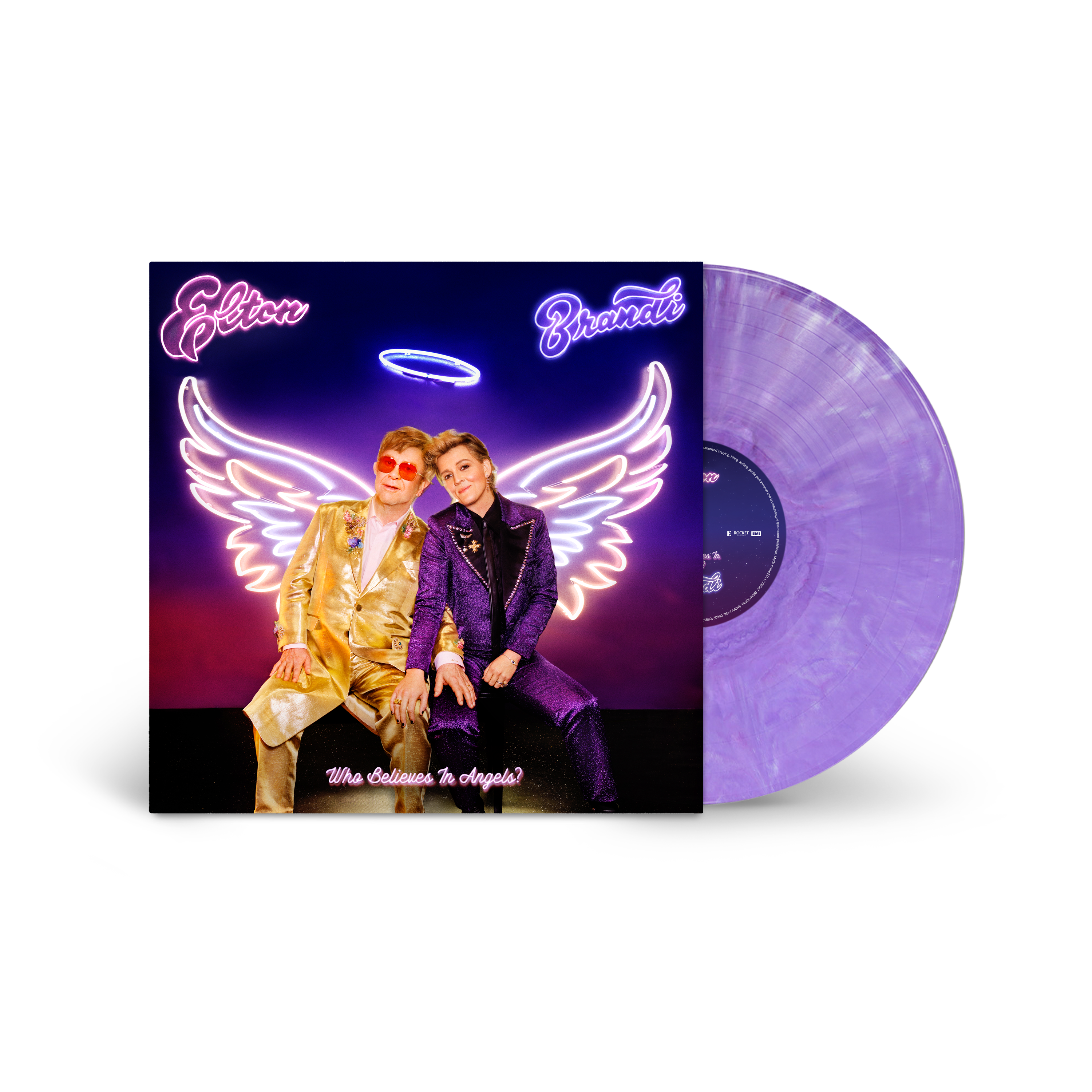 Elton John - Who Believes In Angels? Store Exclusive Purple Marble Vinyl