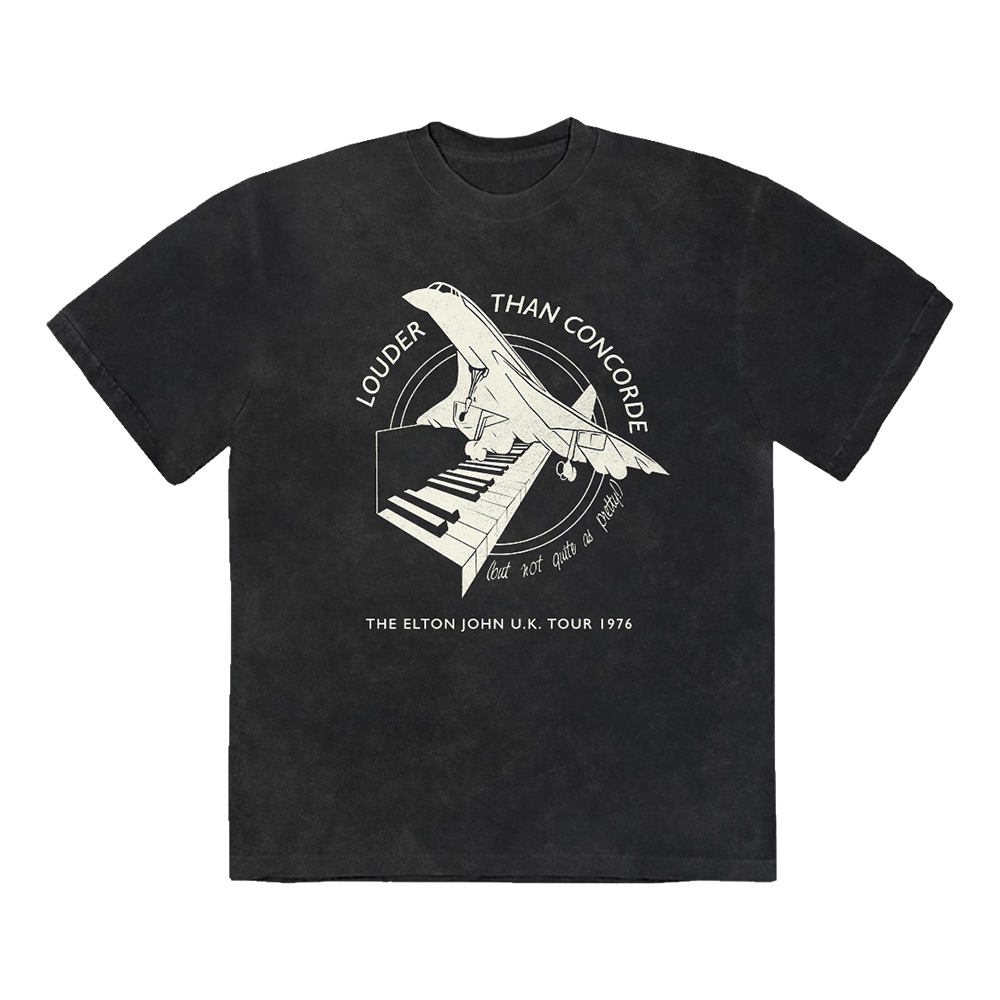 Elton John - Vintage Louder Than Concorde 1976 Tour T-Shirt