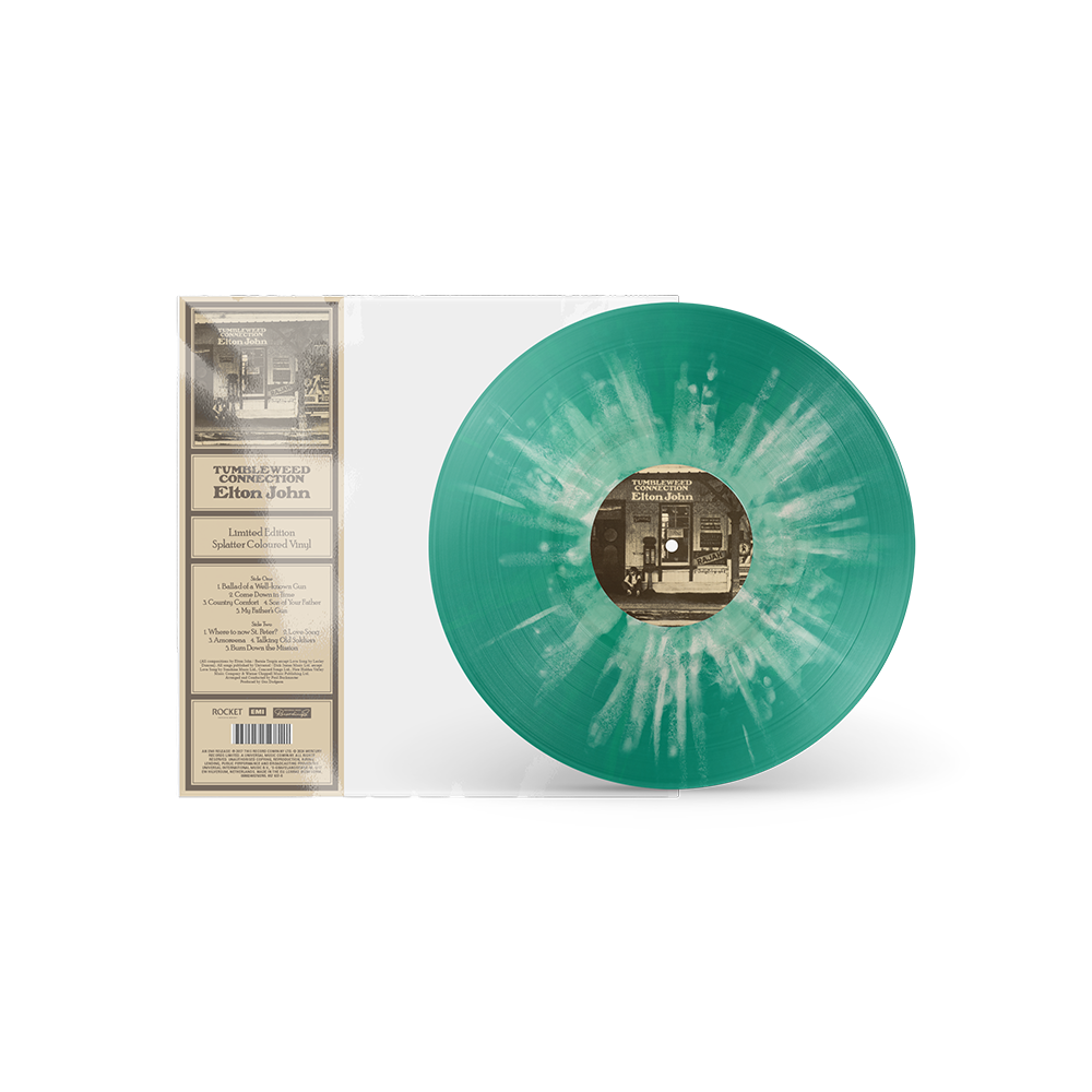 Tumbleweed Connection Limited Edition Splatter Vinyl LP Elton John tumbleweed-connection-limited-edition-splatter-vinyl-lp-elton-john