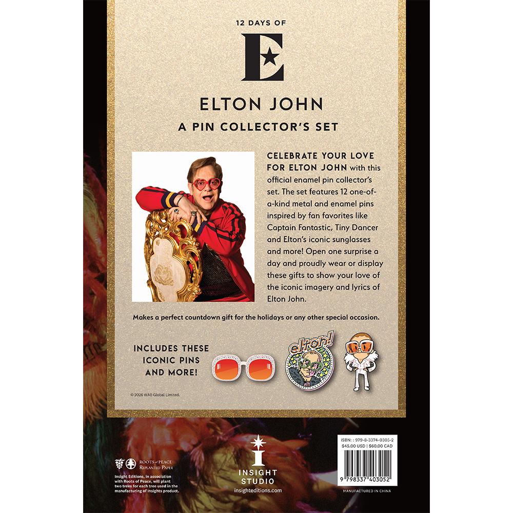 Elton John - 12 Days of Elton John: A Pin Collector's Set