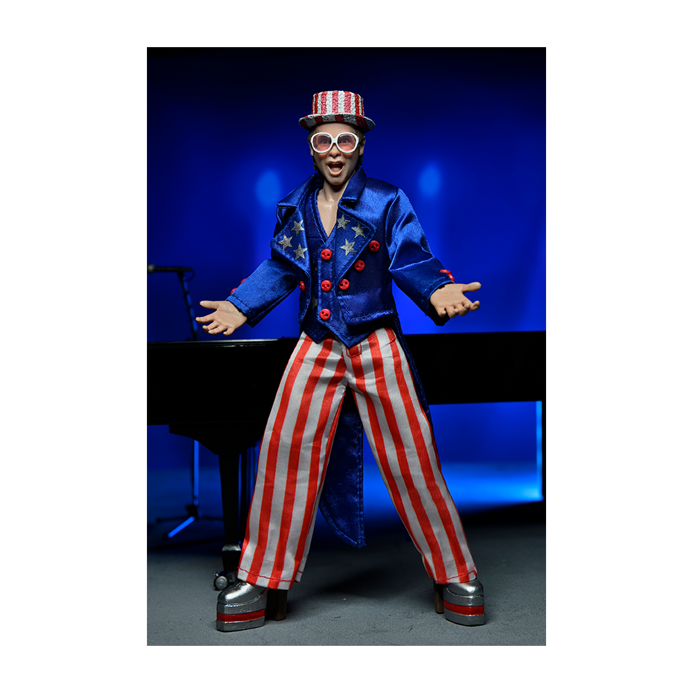 Elton John Live in 1976 with Piano Deluxe Action Figure by NECA Elton John Live in 1976 with Piano Deluxe Action Figure by NECA