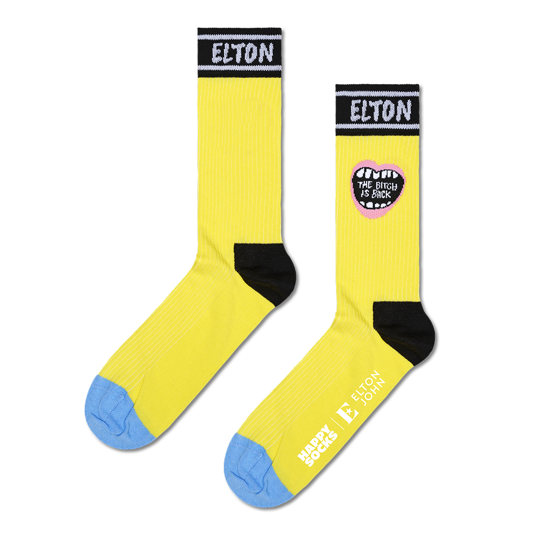 Elton John - Elton John x Happy Socks The Bitch Is Back Socks