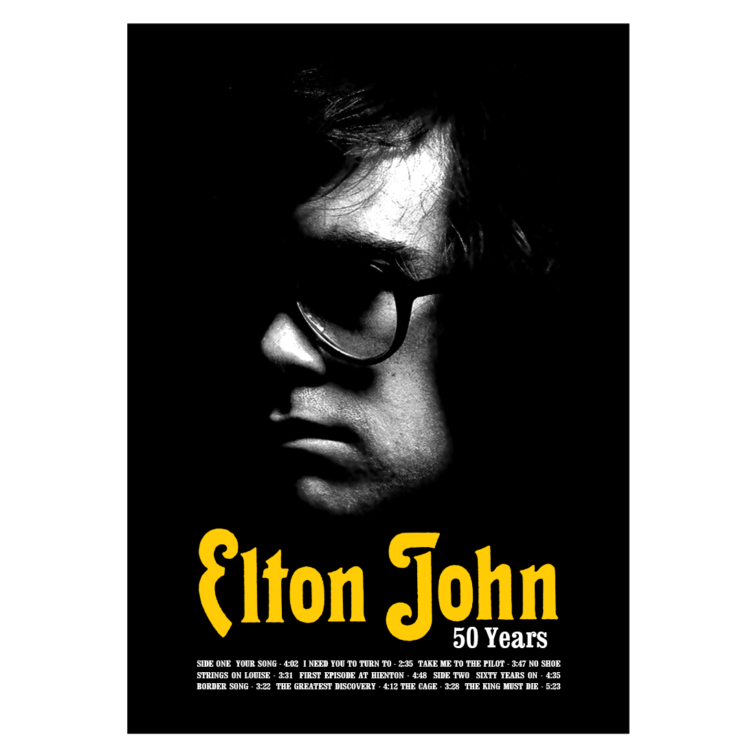 Elton John - Elton John: 50th Anniversary Lithograph