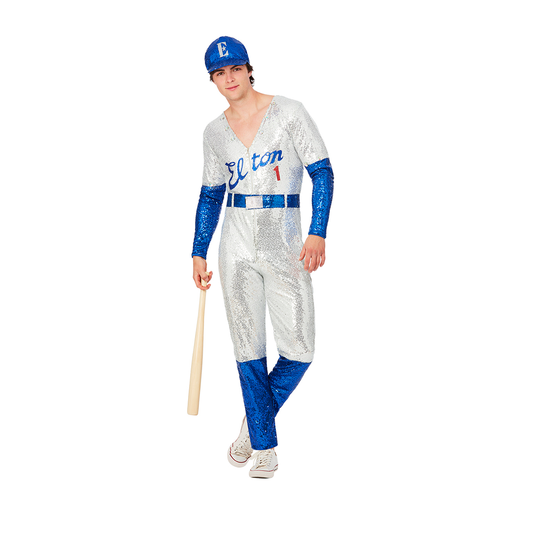 Elton John - Elton John Deluxe Sequin Baseball Costume