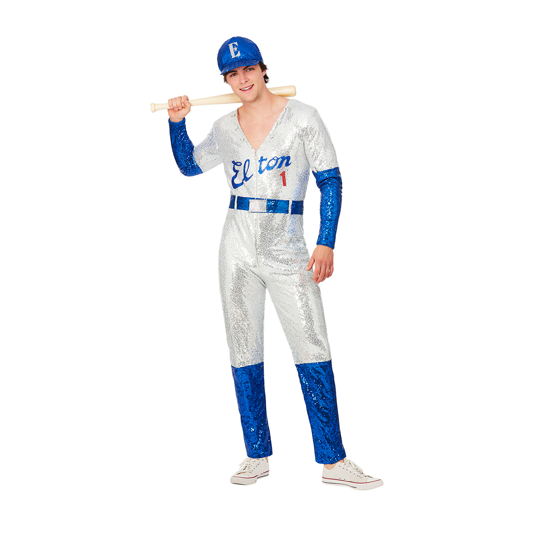 Elton John - Elton John Deluxe Sequin Baseball Costume