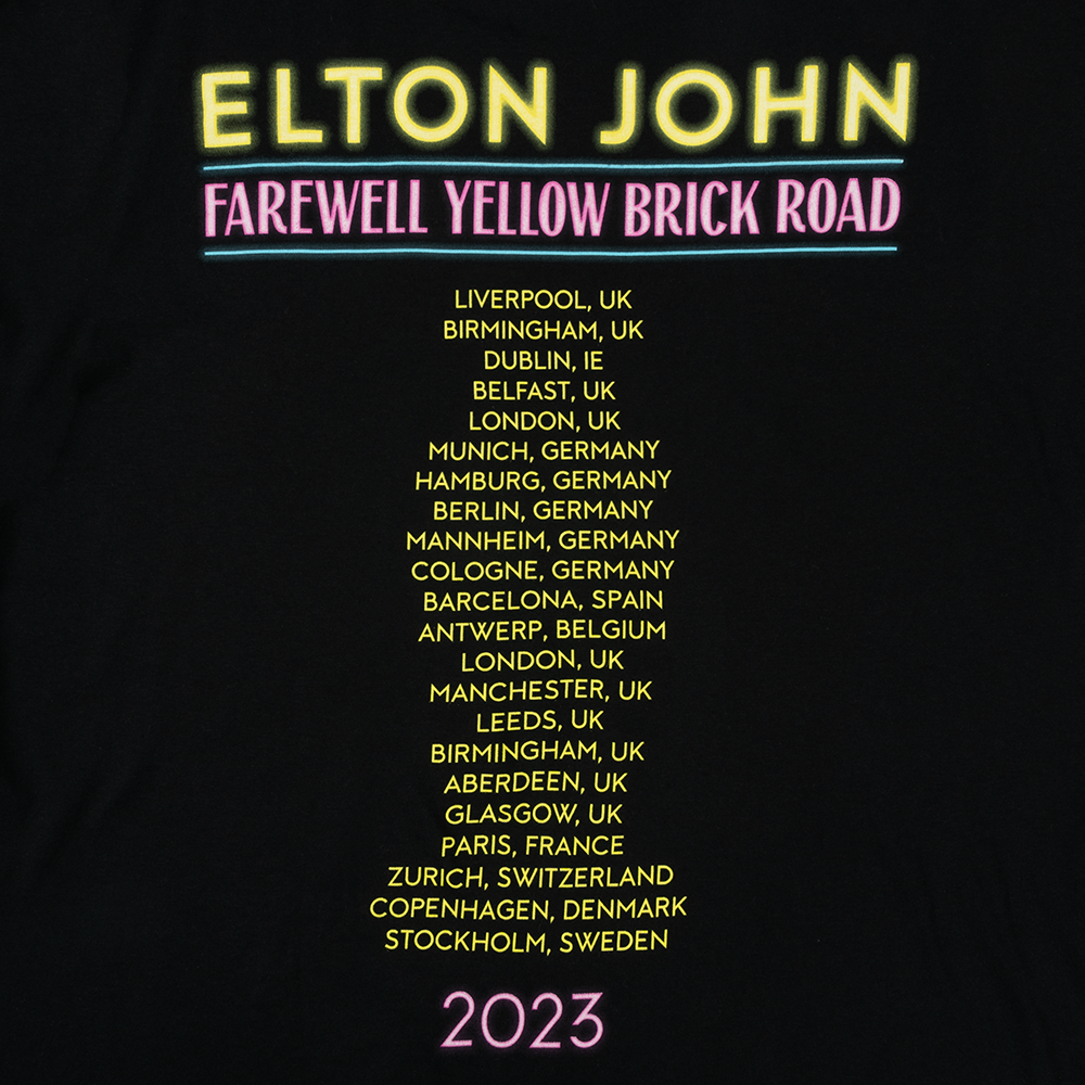 Elton John - Neon Tour EU/UK 2023 T-Shirt