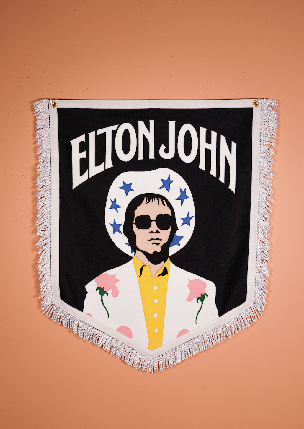 Elton John - Elton John x Oxford Pennant - Cowboy Banner